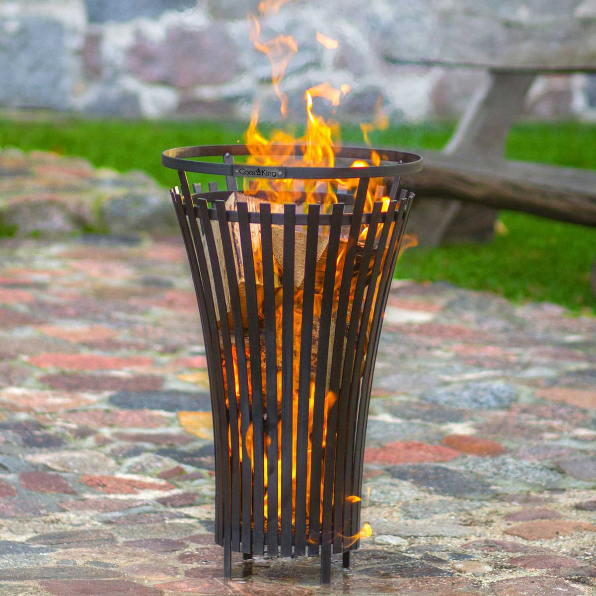 Cook King - Braséro d'extérieur Panier à feu «FLAME», 5