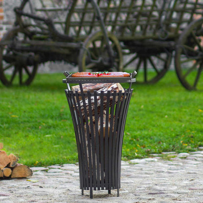 Cook King - Braséro d'extérieur Panier à feu «FLAME», 9