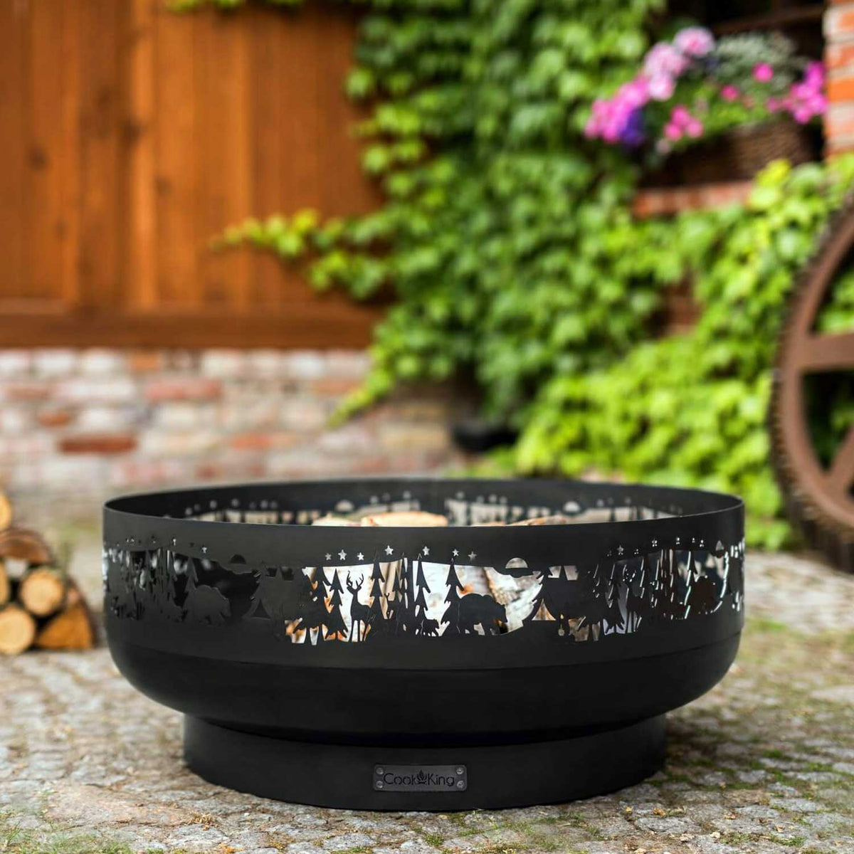 Cook King - Braséro de jardin «FOREST» 80 cm, 5