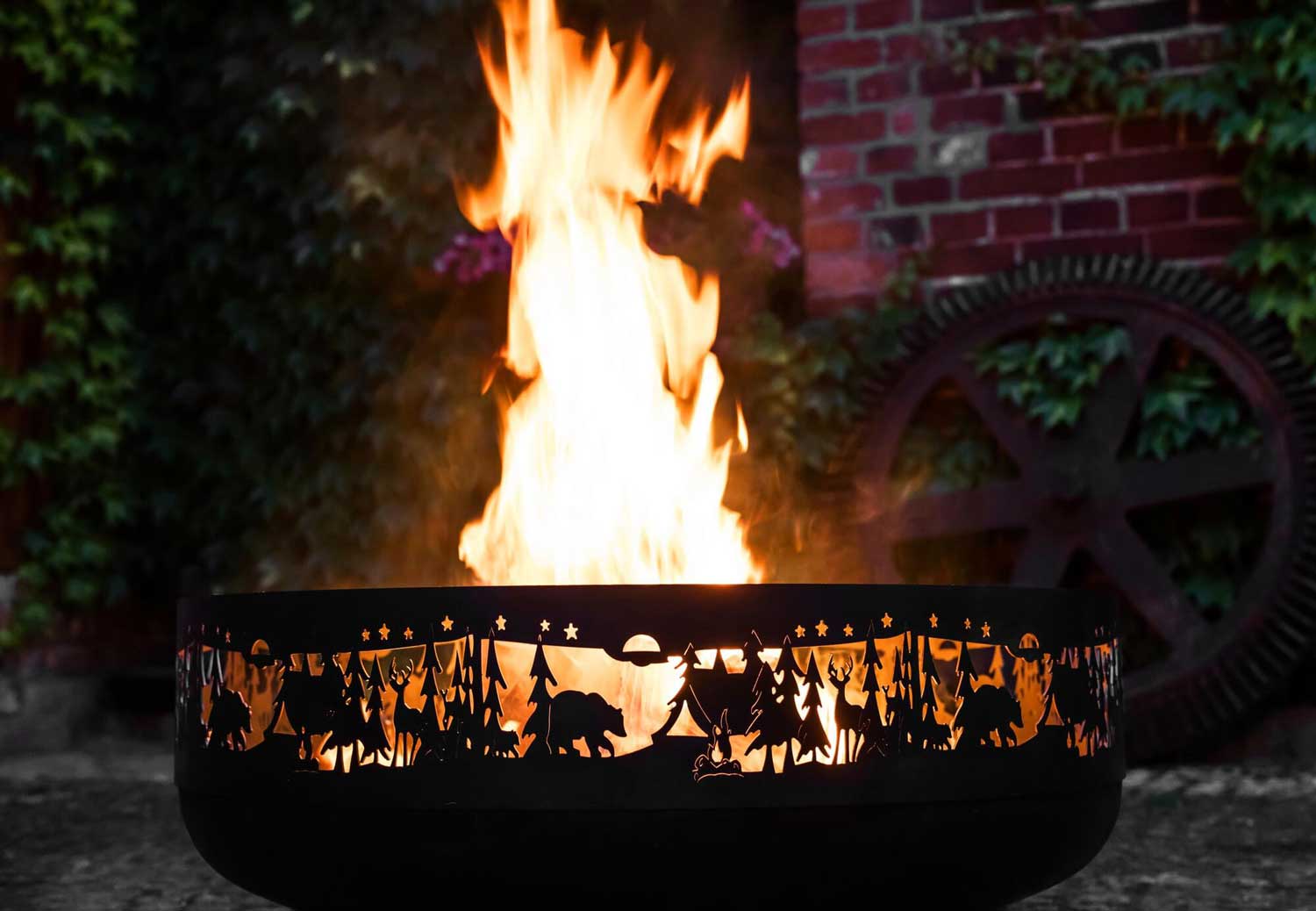 Cook King - Braséro de jardin «FOREST» 80 cm, 7