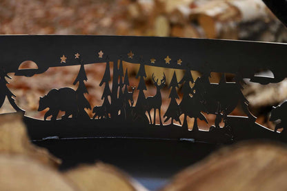 Cook King - Braséro de jardin «FOREST» 80 cm, 3