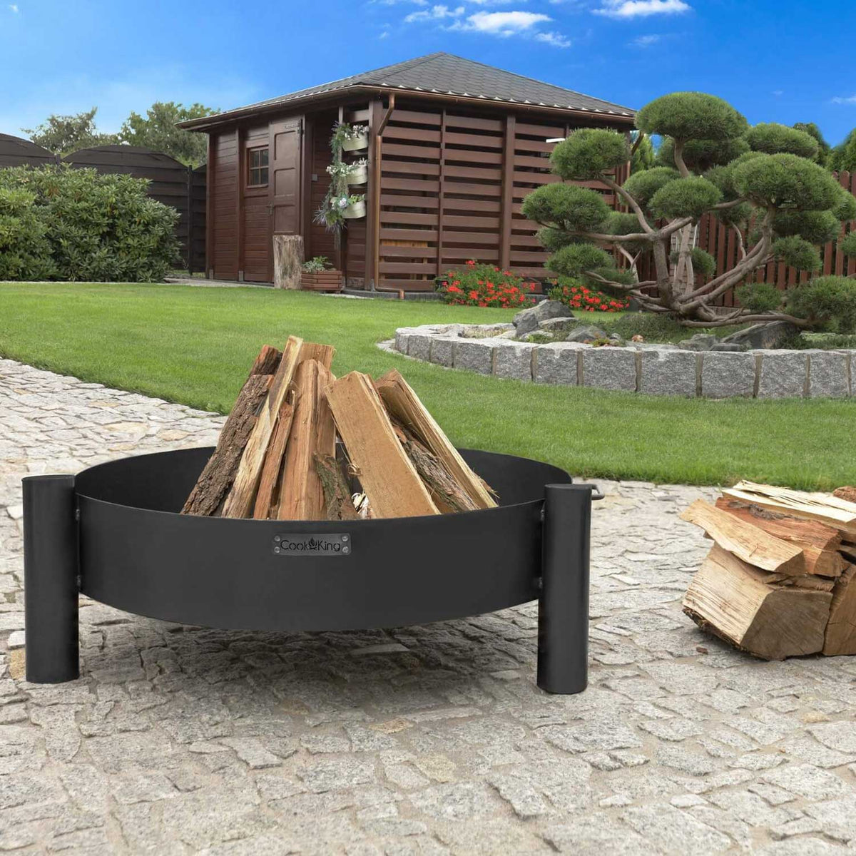 Cook King - Braséro de jardin «HAITI» - Dia. 60 cm, 70 cm, 80 cm, 4