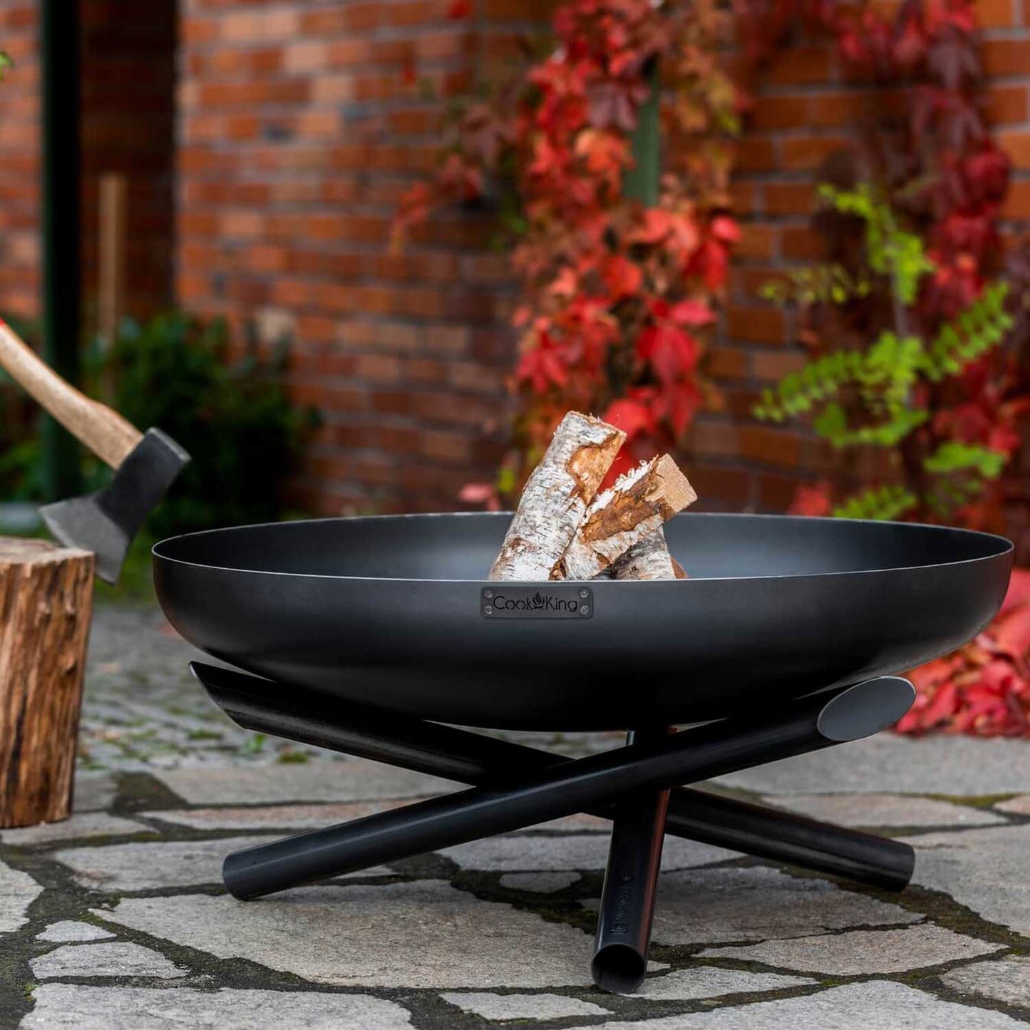 Cook King - Braséro de jardin «INDIANA» Dia. 60 cm, 70 cm, 80 cm, 100 cm, 7