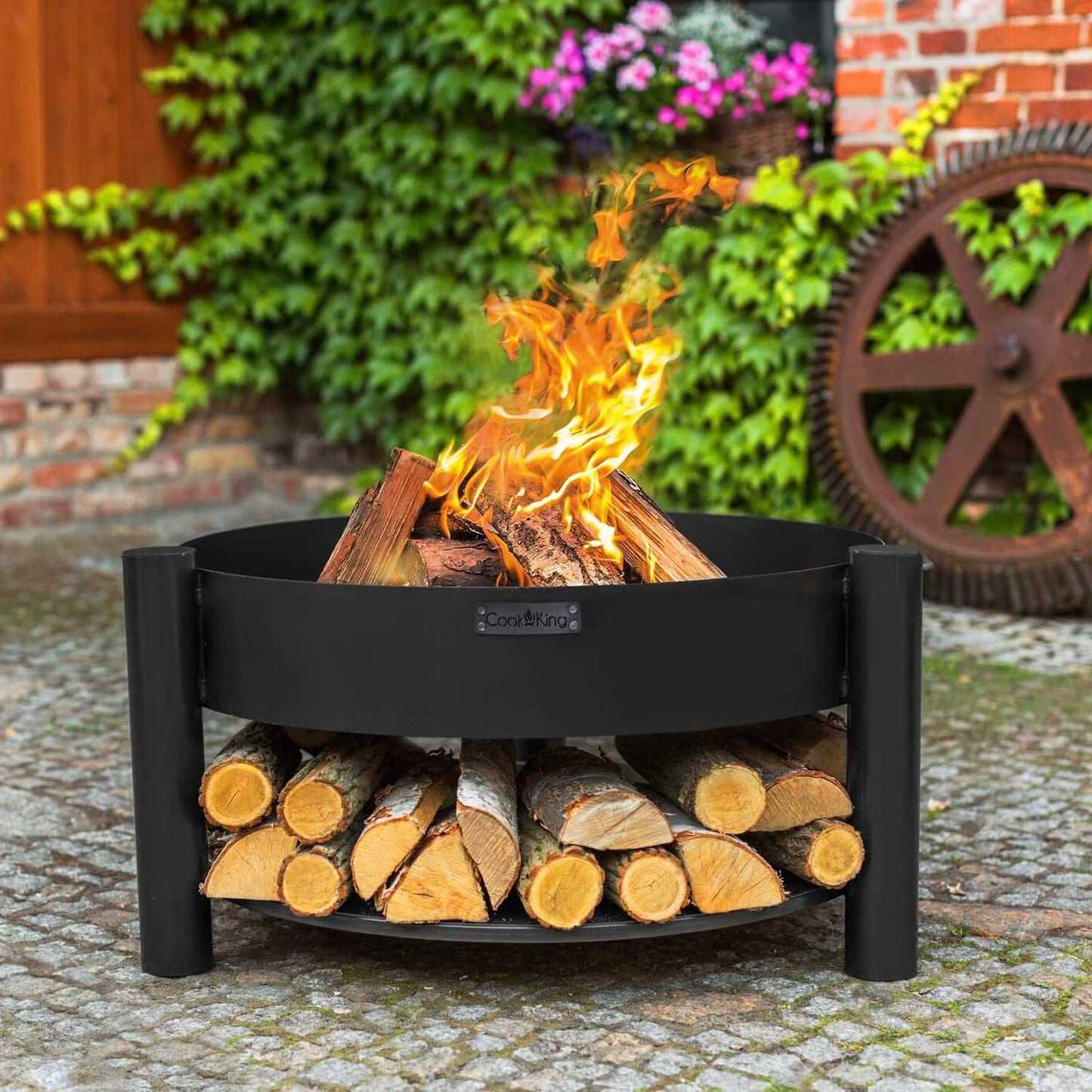 Cook King - Braséro de jardin «MONTANA» - Dia. 60 cm, 70 cm, 80 cm