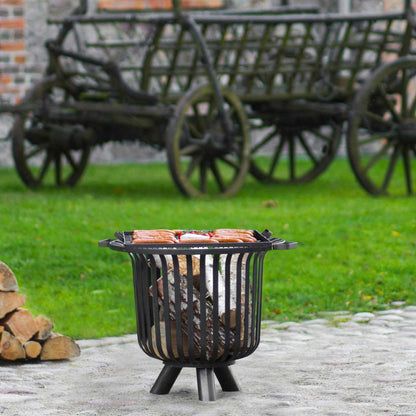 Cook King - Braséro d'extérieur Panier à feu «VERONA», 7
