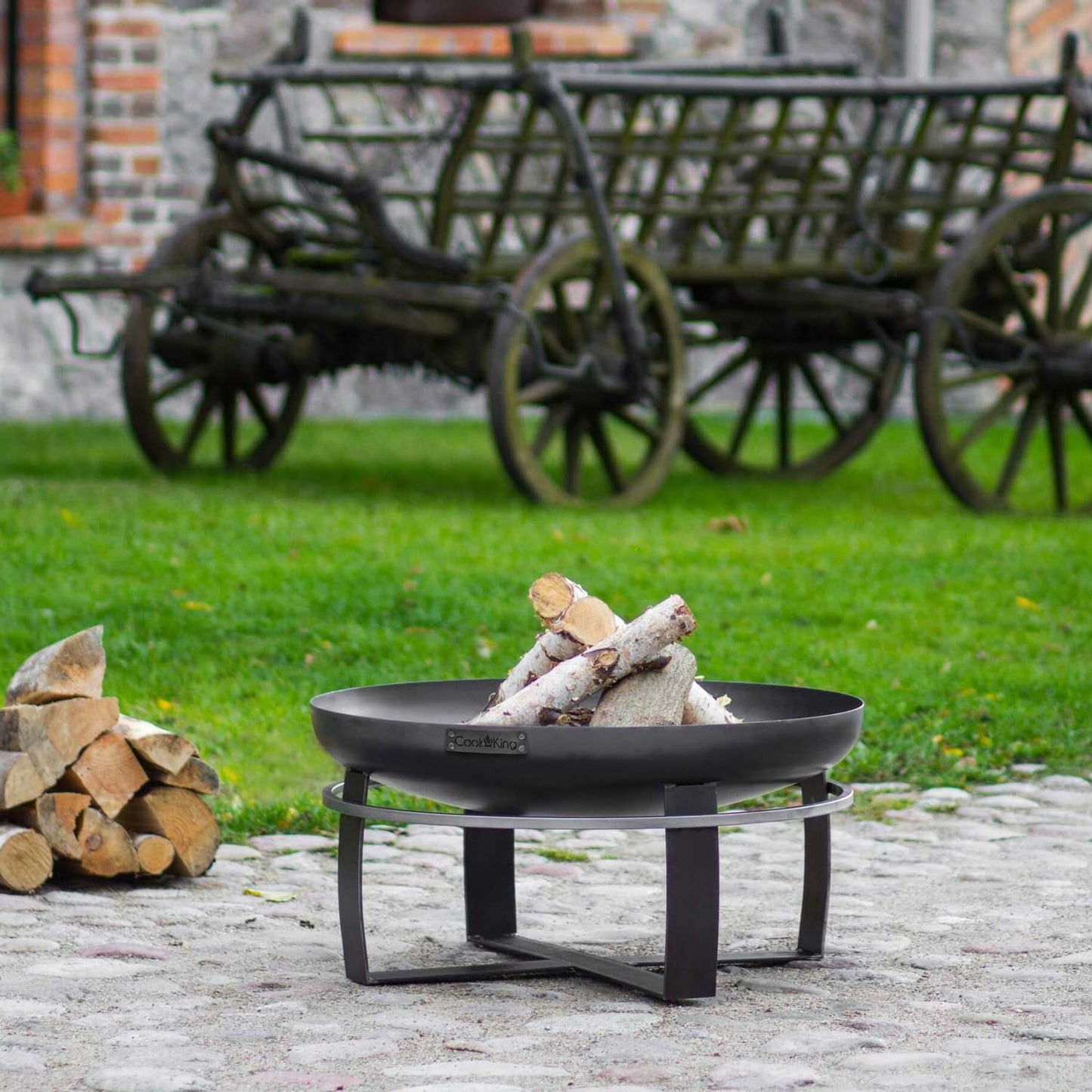 Cook King - Braséro de jardin XXL «VIKING» 80 cm, 10