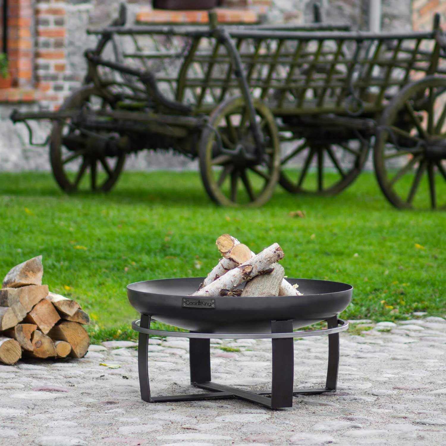 Cook King - Braséro de jardin XXL «VIKING» 80 cm, 10