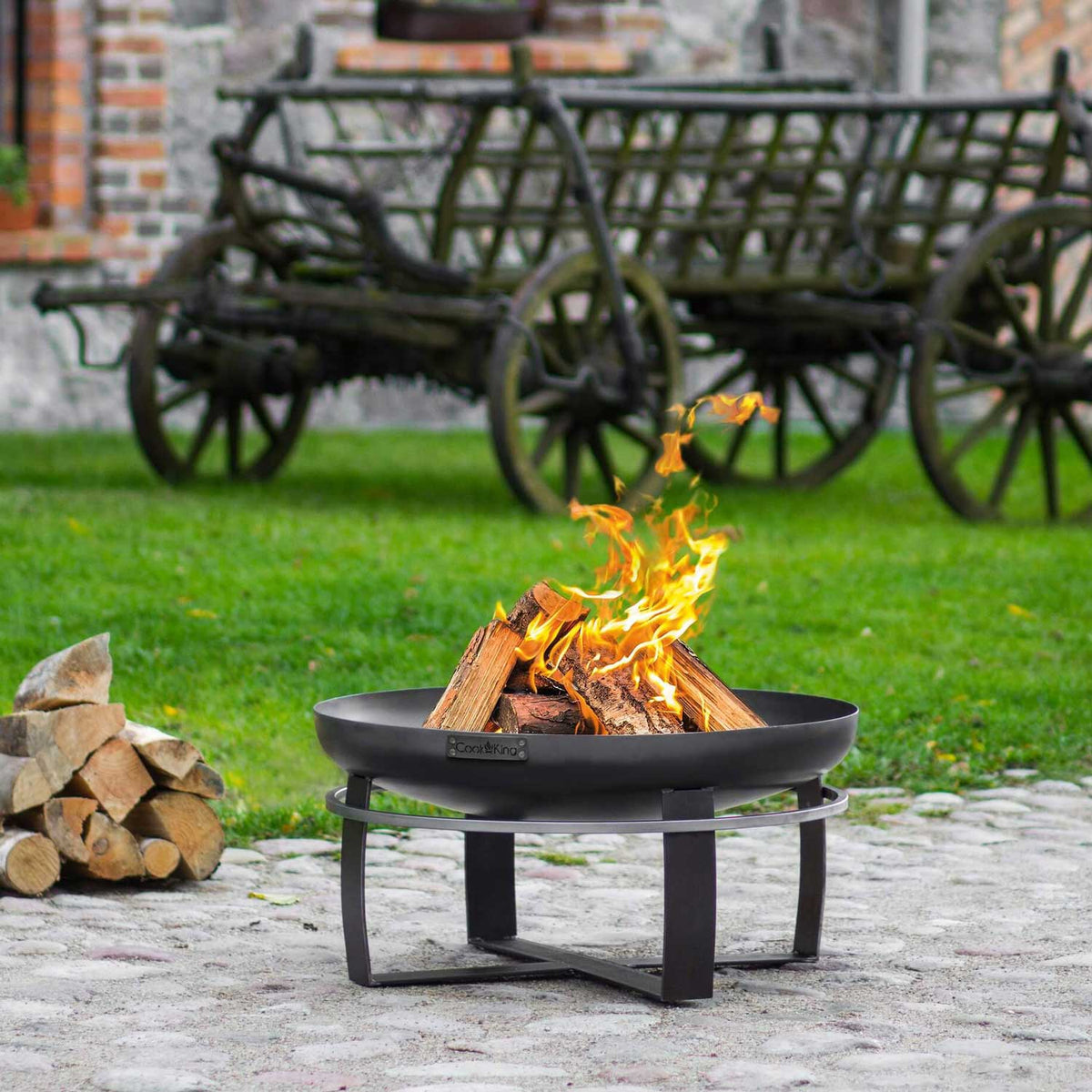 Cook King - Braséro de jardin XXL «VIKING» 80 cm, 3