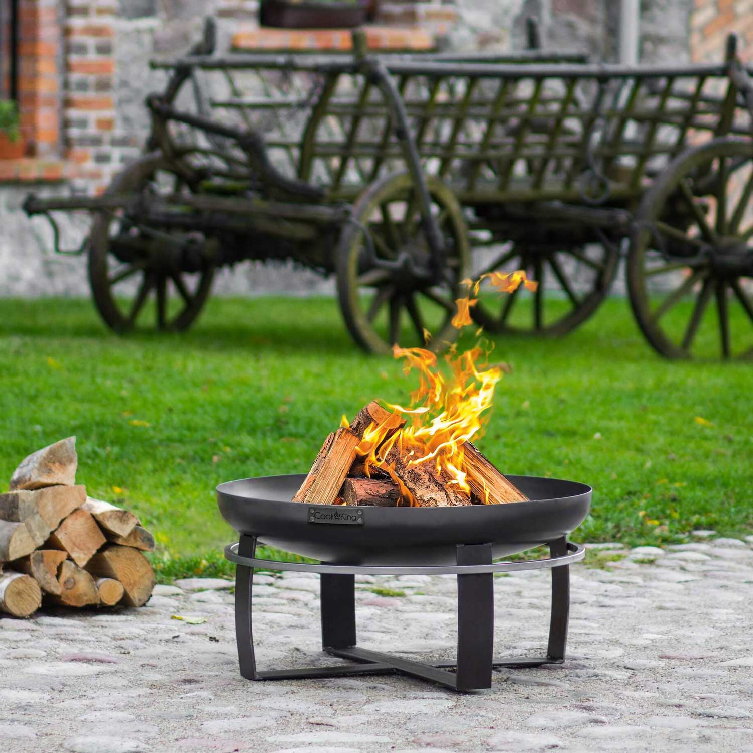 Cook King - Braséro de jardin «VIKING» Dia. 60 cm, 70 cm, 80 cm, 100 cm, 6
