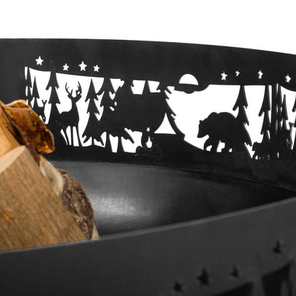 Cook King - Braséro de jardin «FOREST» 80 cm, 12